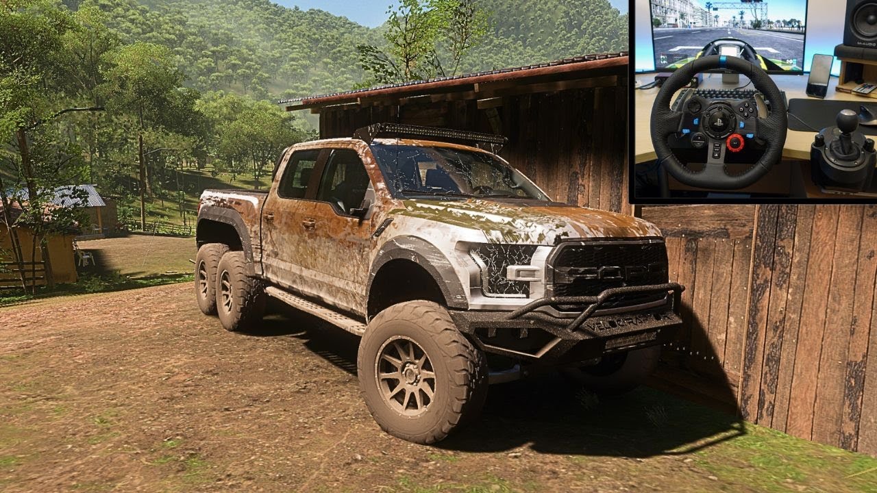 Restoration abandoned  Hennessey Velociraptor 6x6 |forza horizon 5|steering wheel + shifter gameplay
