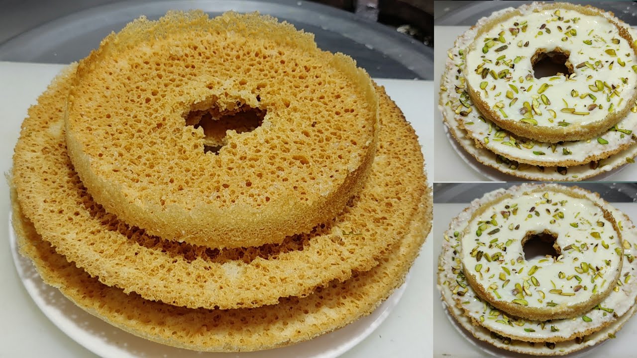 हलवाई जैसा परफेक्ट जालीदार मलाई घेवर बनाने का सीक्रेट तरीका |Ghevar Recipe |Malai Ghevar |Chef Ashok