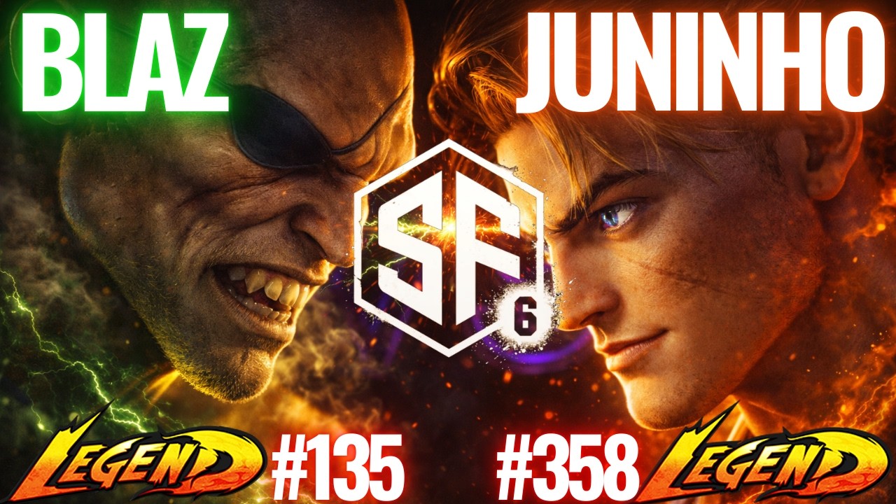 Blaz&rsquo;s Sagat Destroys Juninho-Ras Luke?! 🔥 High Level SF6 Showdown