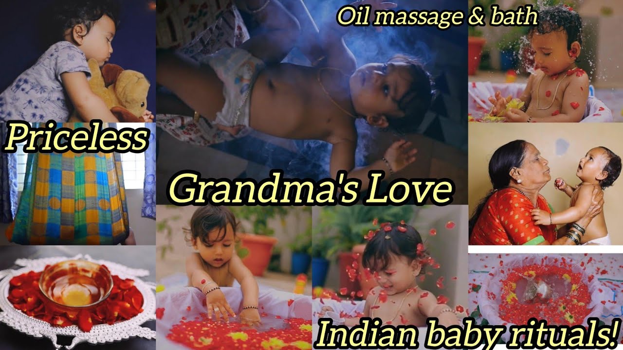 Keeping Indian Traditions Alive 💛 Aarush with Grandma | baby video shoot #swathimuthukannadamovie 