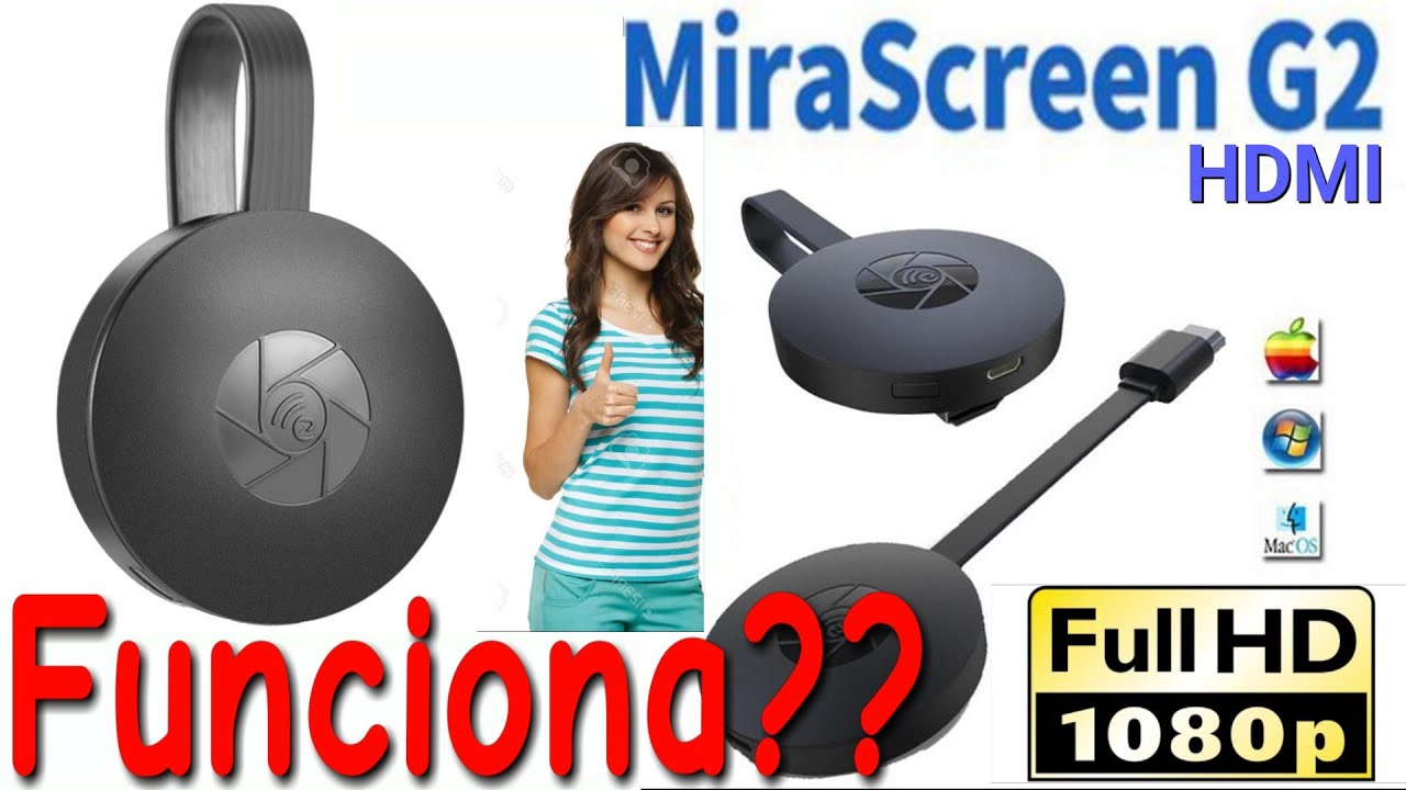 Mirascreen HDMI Full HD googlecast miracast Android, convierte TV en smart tv pantalla inalámbrica