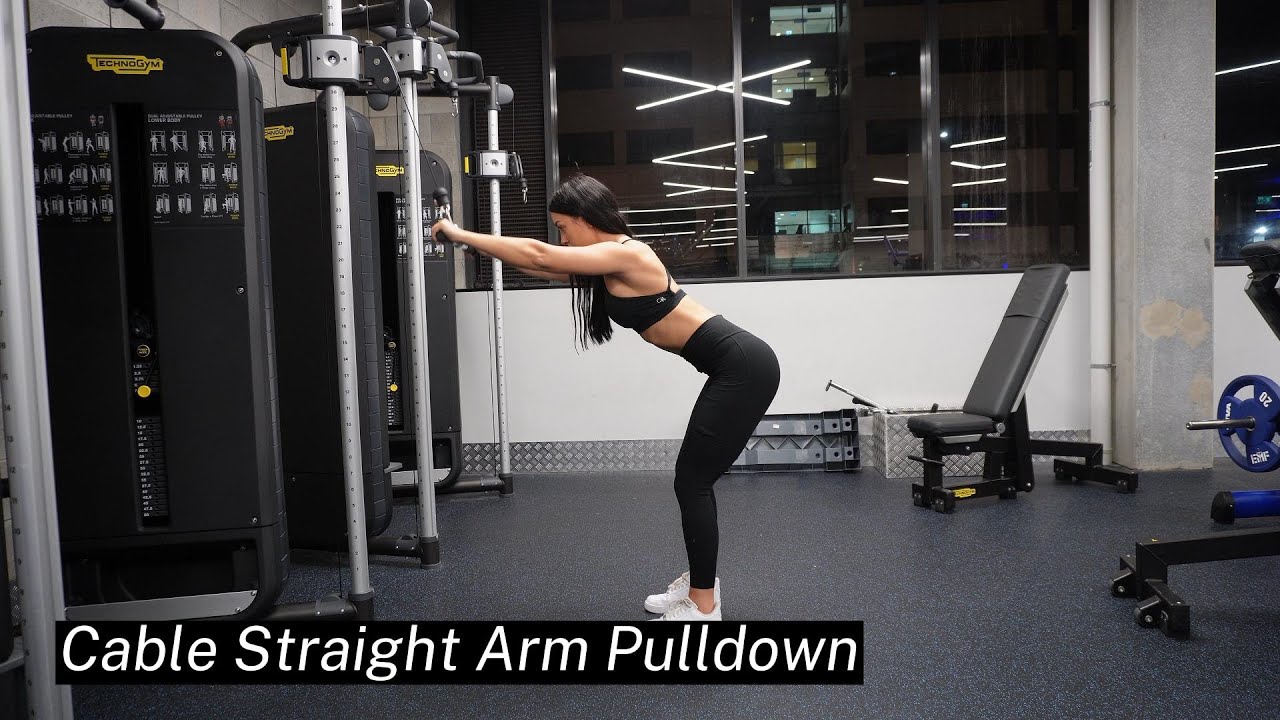 Cable Straight Arm Pulldown