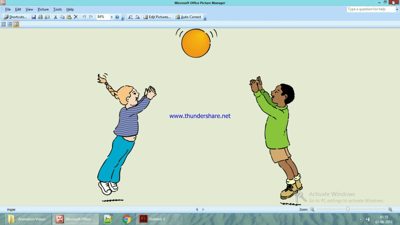 How to create simple animation using flash - Tamil