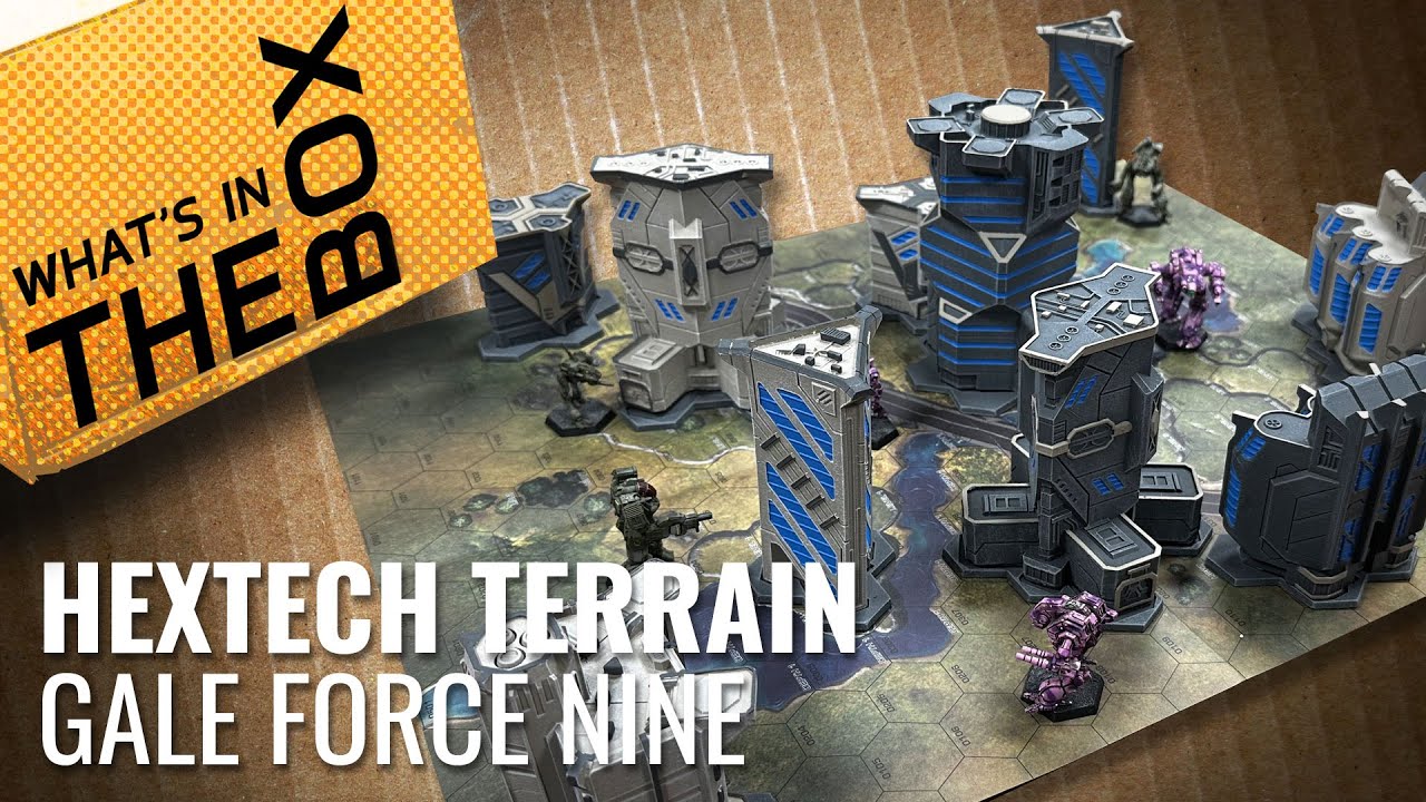 Unboxing: HexTech Terrain - Great For BattleTech & More | Gale Force Nine!