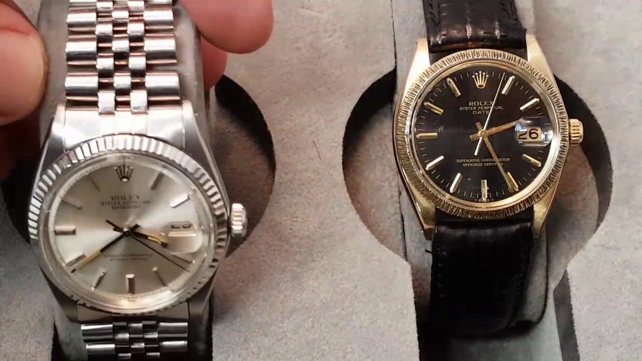 Reloj Rolex Datejust, comparando Rolex de oro y Rolex de acero