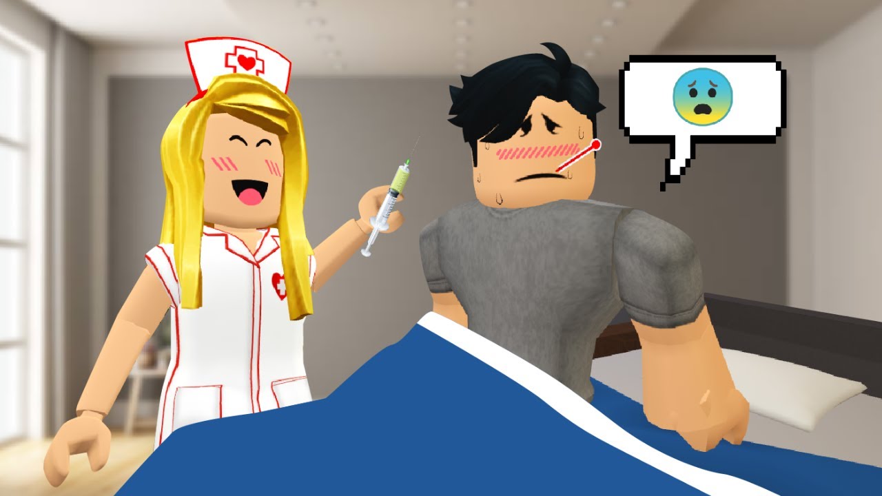 Erick se enferma y me convierto en su enfemera | Mamá vs Roblox | #roblox