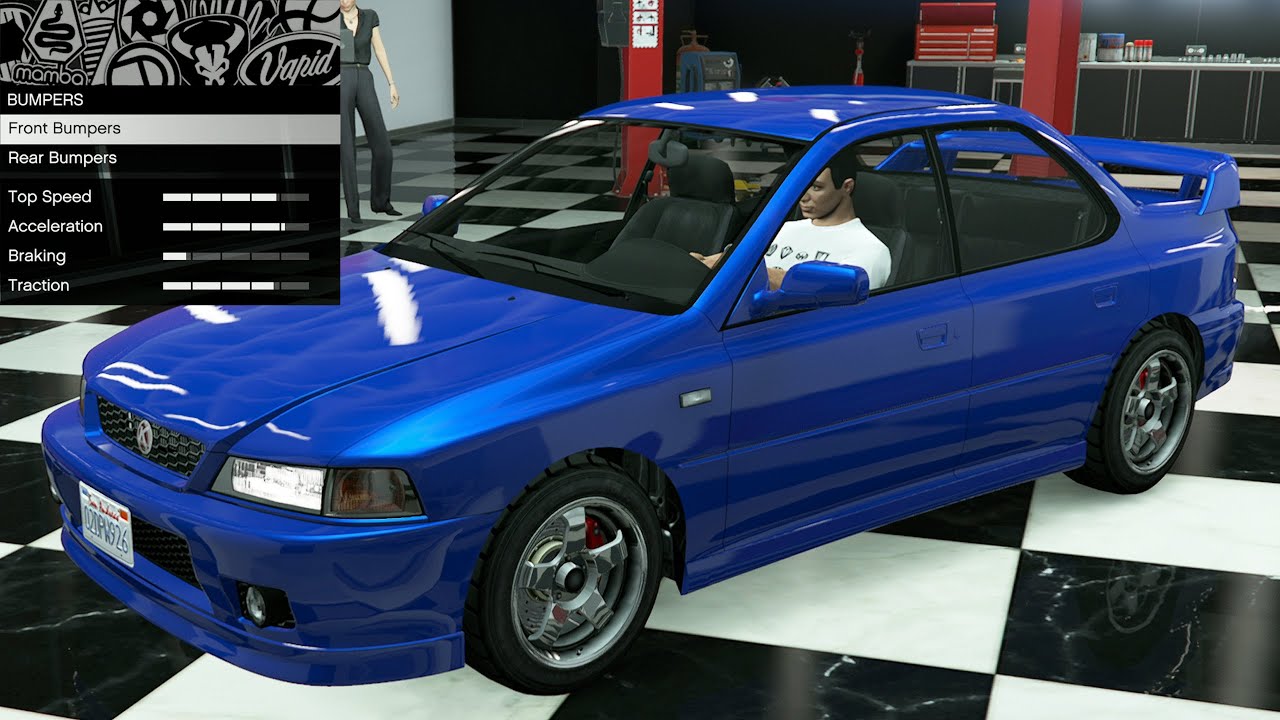 GTA 5 - Past DLC Vehicle Customization - Karin Sultan Classic (Subaru Impreza GC8/Mitsubishi Evo V)