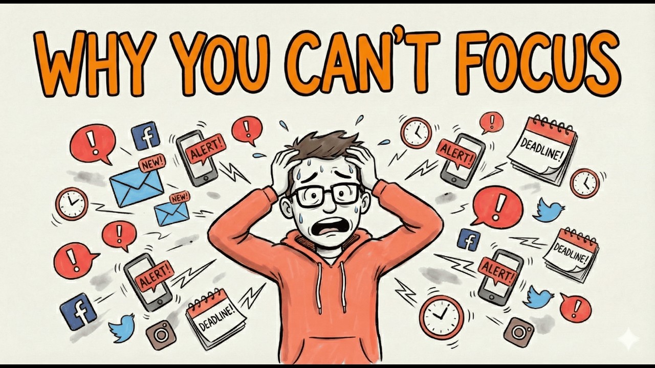 Why You Can't Focus Anymore | A Goldfish's Better Than You | How to Get It Back