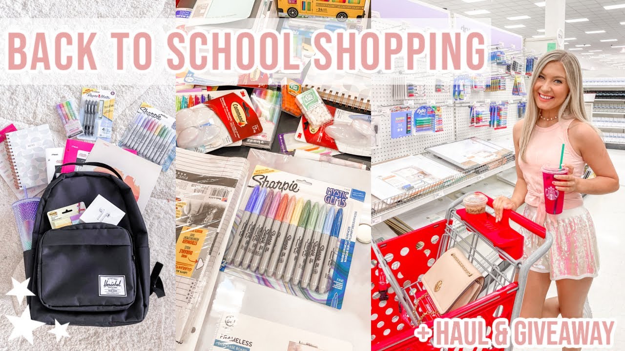 SCHOOL SUPPLIES SHOPPING 2021 + HAUL/GIVEAWAY! | College Edition | The University of Alabama