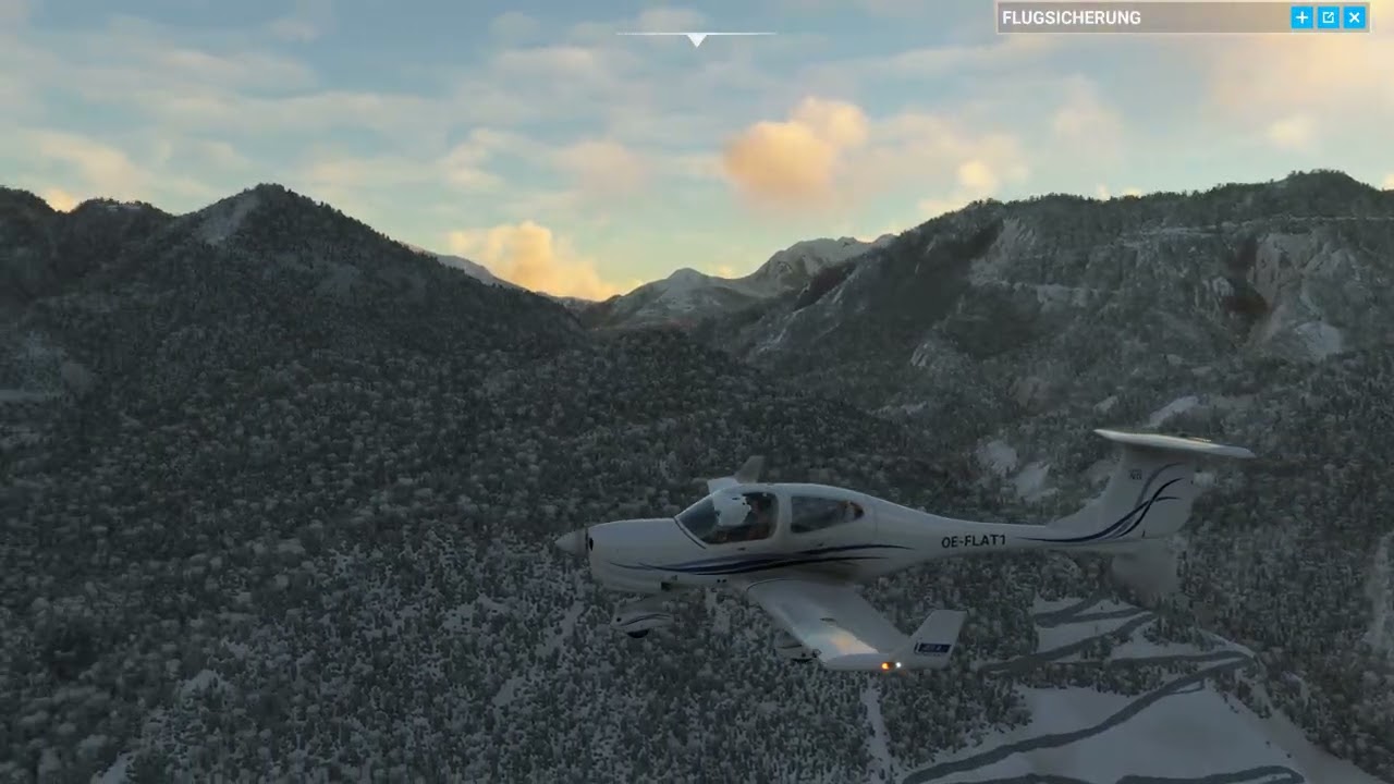 MSFS2020 Flug D-MJHD Oberkärnten/Lendorf Flugzeugabsturz