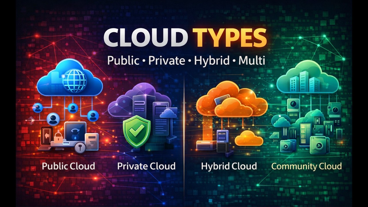 Cloud Types: Public, Private, Hybrid, Multi & Community Clouds Explained