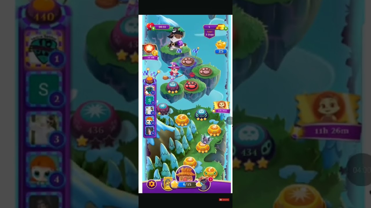Bubble witch 3 saga story level 301-500