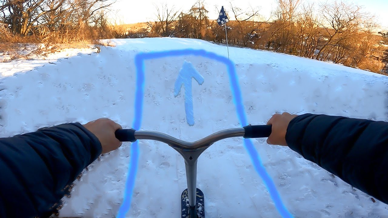 Snow Scooter Jumps