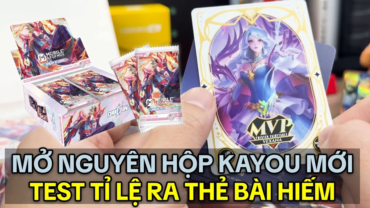 BÓC NGUYÊN HỘP 30 PACK ORIGIN OF LEGEND VOL1 XEM TỈ LỆ THẺ HIẾM ĐƯỢC BAO NHIÊU UR? | Rikaki MLBB