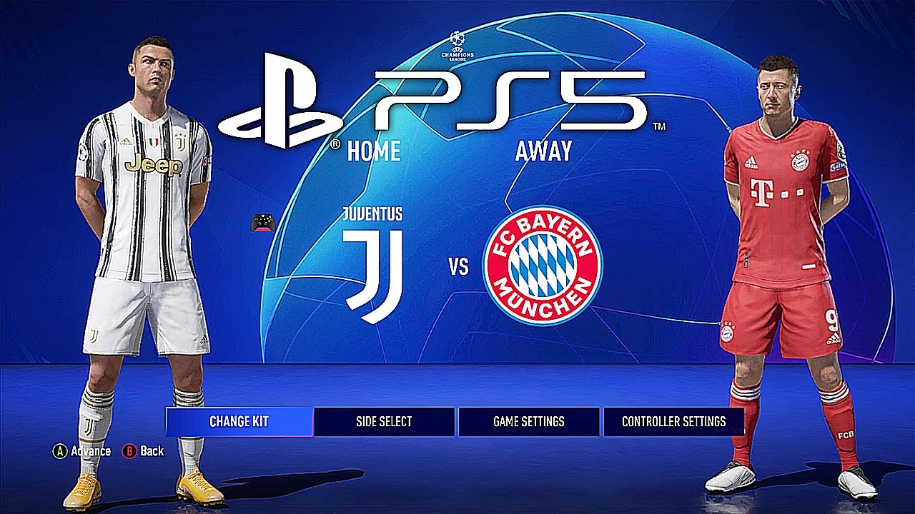 FIFA 21 PS5 JUVENTUS - BAYERN MÜNCHEN | MOD Ultimate Difficulty Career Mode HDR Next Gen