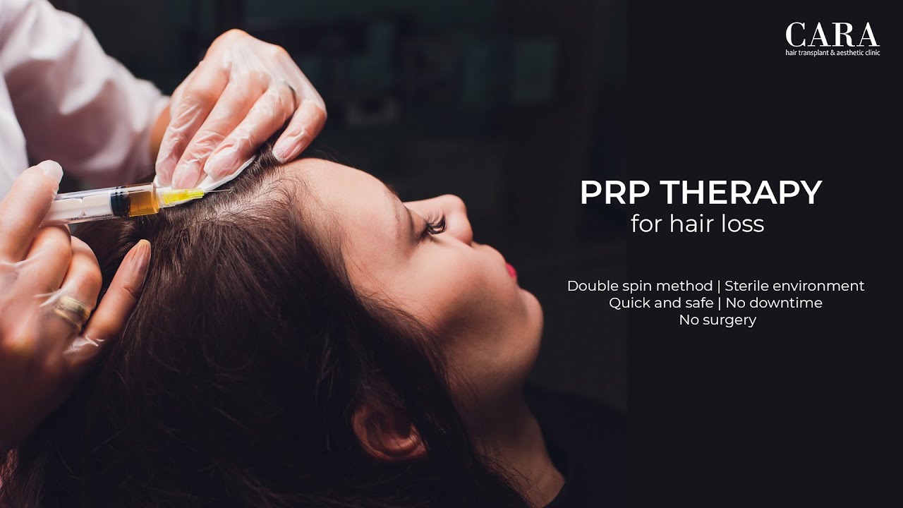 Platelet rich plasma therapy for hair loss at CARA clinic Mumbai by dr Asif