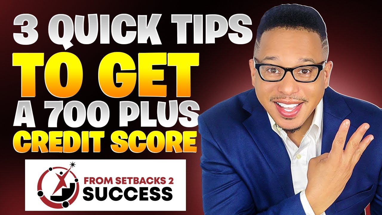 How to Get a 700+ Credit Score Fast With 3 Tips💯|| Increase Credit Score🤑👀From Setbacks 2 Success