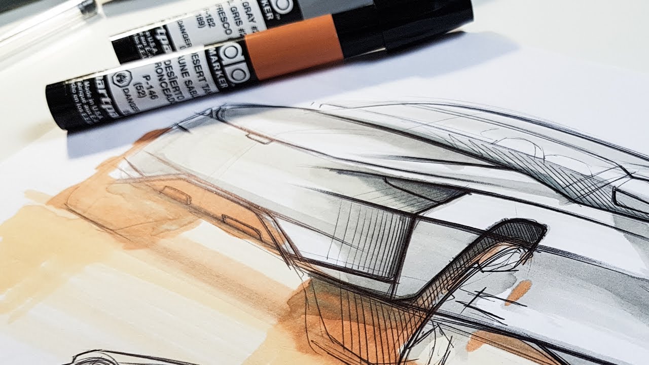 Use Markers Like a Professional Car Designer! 💥🎊 includes my favorite markers!!!