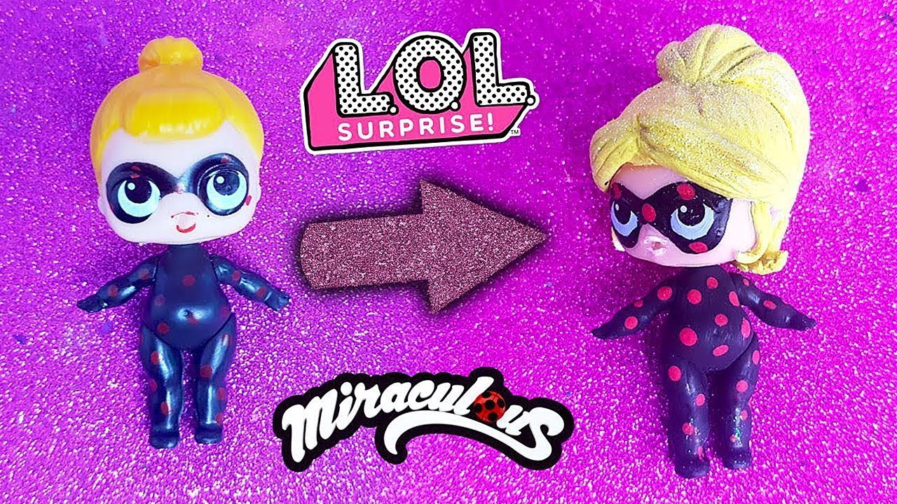La fake LOL Surprise diventa la vera ANTIBUG di Miraculous [Trasformazione LOL - Tutorial]