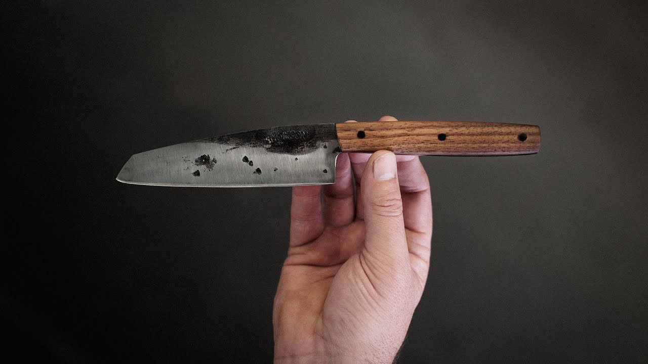 Knife Making | Forged Kitchen Knife makes Huge Souvlaki.