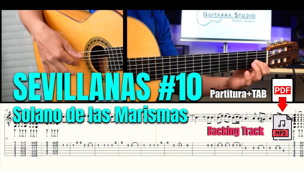 SEVILLANAS (10/12) / Solano de las Marismas / Partitura y TAB (PDF)