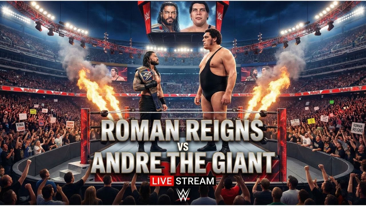 Roman Reigns vs. Andre The Giant 😱🌊SMASHING THE GIANT!| WWE 2K25 