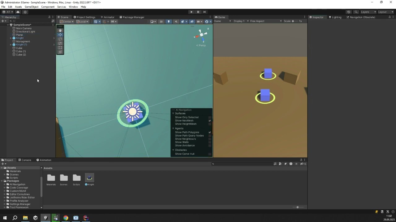 EGame in unity3d