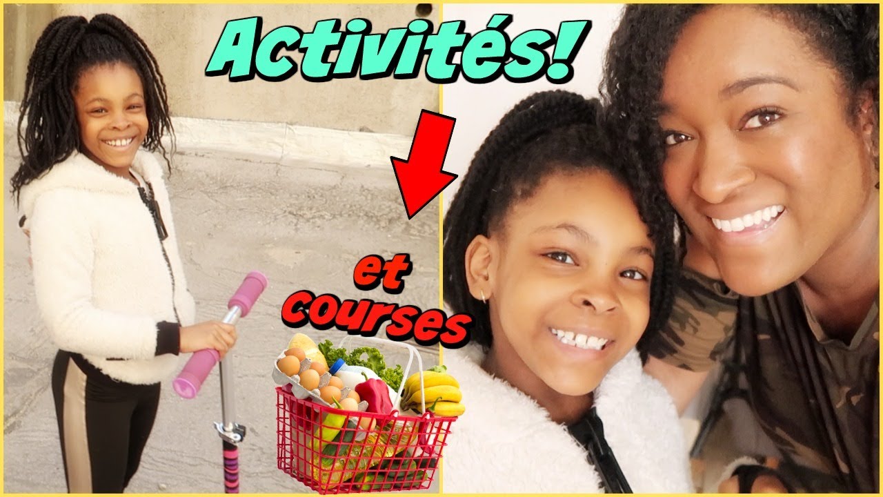 ACTIVITÉS, RETOUR DE COURSES CONFINEMENT Vlog maman solo