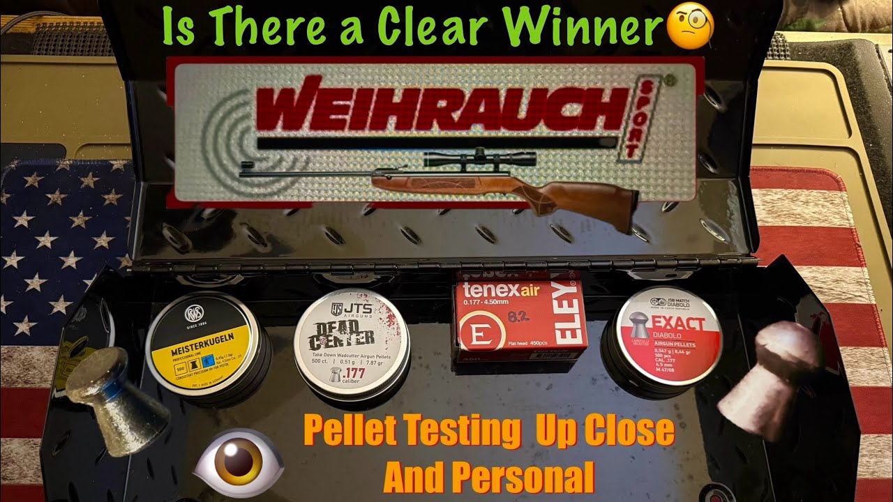 Weihrauch HW30 Pellet Testing part I 4 Different Gucci is There a Clear Winn.🎯or do they all Suck👀