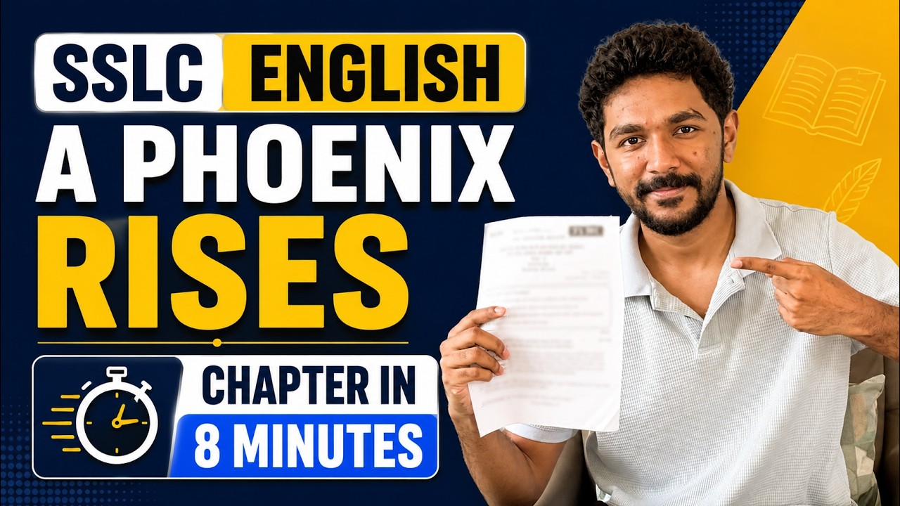 SSLC English Onam Exam | Chapter 5 A Phoenix Rises | Summary in 8 Minutes | Exam Winner