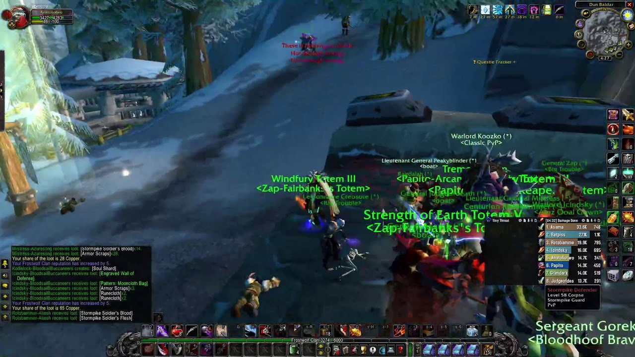 Mankrik Troll Rogue Level 1-60, Tier 1-3 (WoW Classic) - 60 - Alterac Valley Weekend