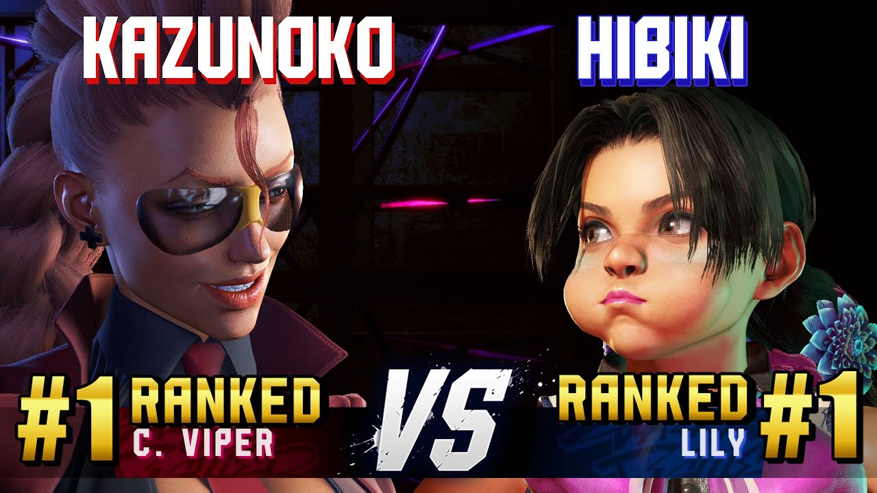 SF6 ▰ KAZUNOKO (#1 Ranked C.Viper) vs HIBIKI (#1 Ranked Lily) ▰ High Level Gameplay