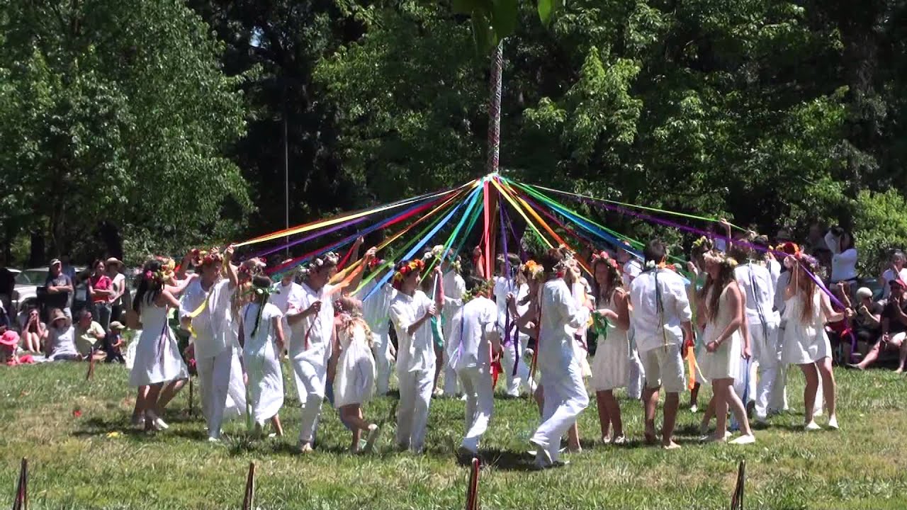 May Pole Dance at Sacramento Waldorf School