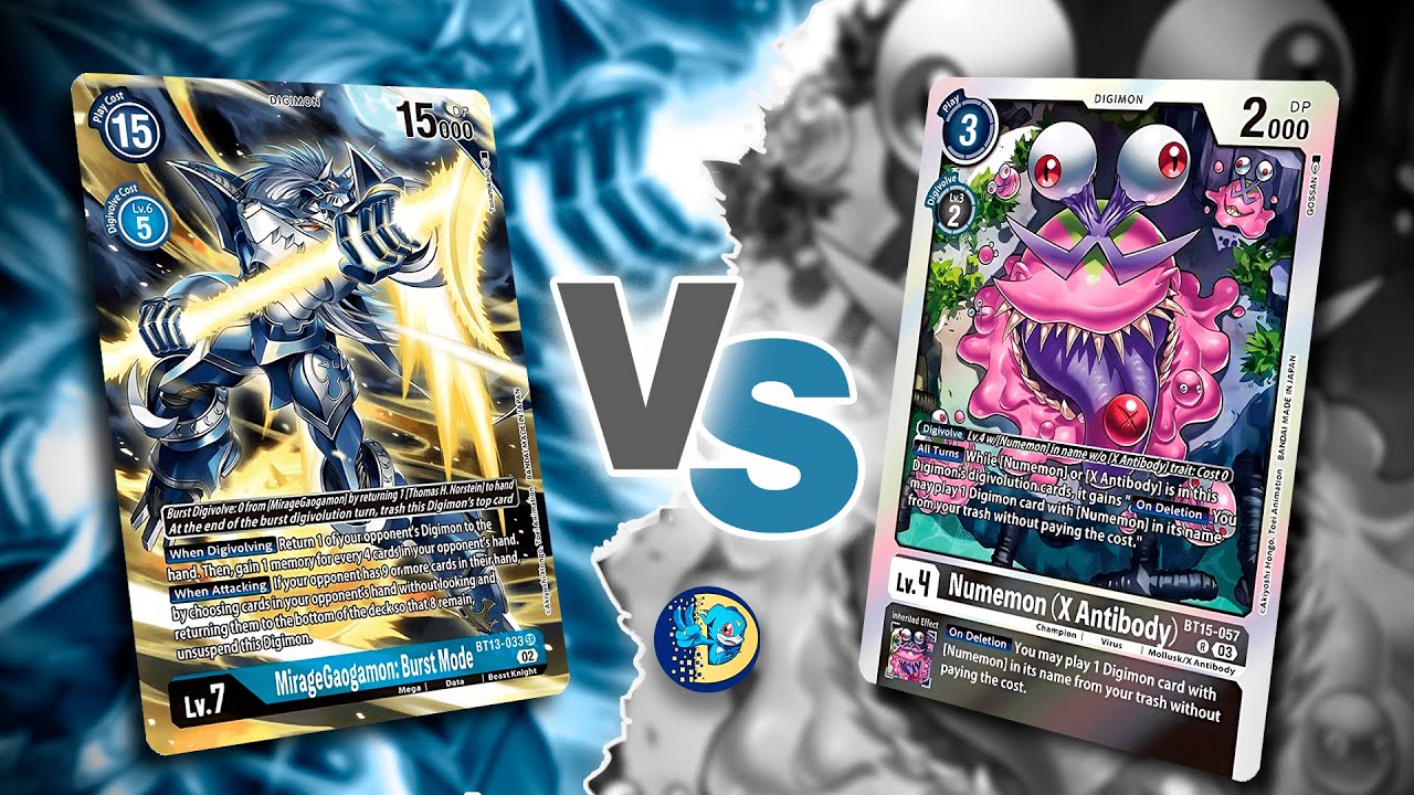 Digimon TCG Local Match: Miragegaogamon vs Numemon | BT16