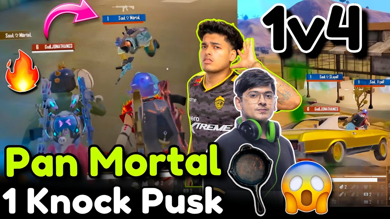 🇮🇳JONATHAN Admino Pan Mortal 🍳 1v4 SCOUT in Seconds 🥵 Ghatak Always Motivate Jonathan🚨