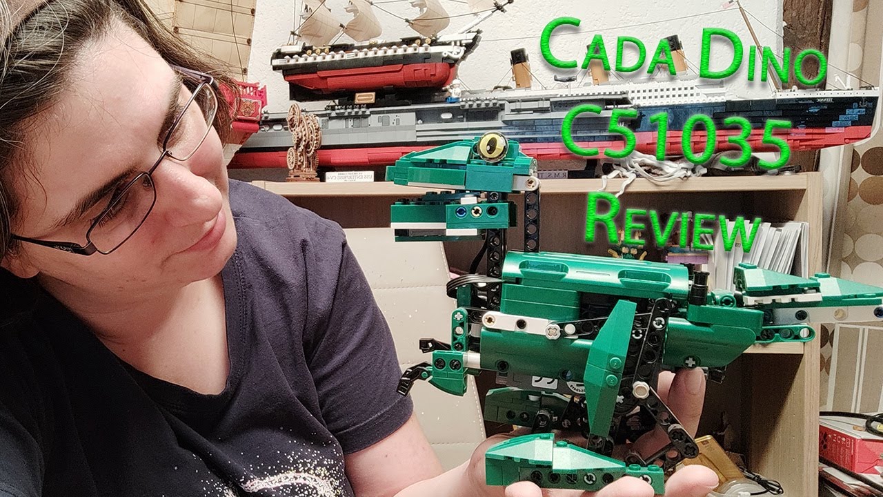 Nicht die Mama! Ein süsser motorisierter Dino von #CaDa C51035 ein 2 in 1 Set  -Review auf Deutsch