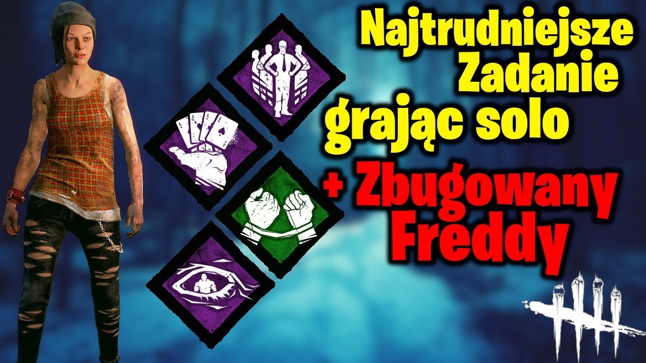 Najcięższe zadanie grając solo w archiwach + ZBUGOWANY Freddy - DEAD BY DAYLIGHT