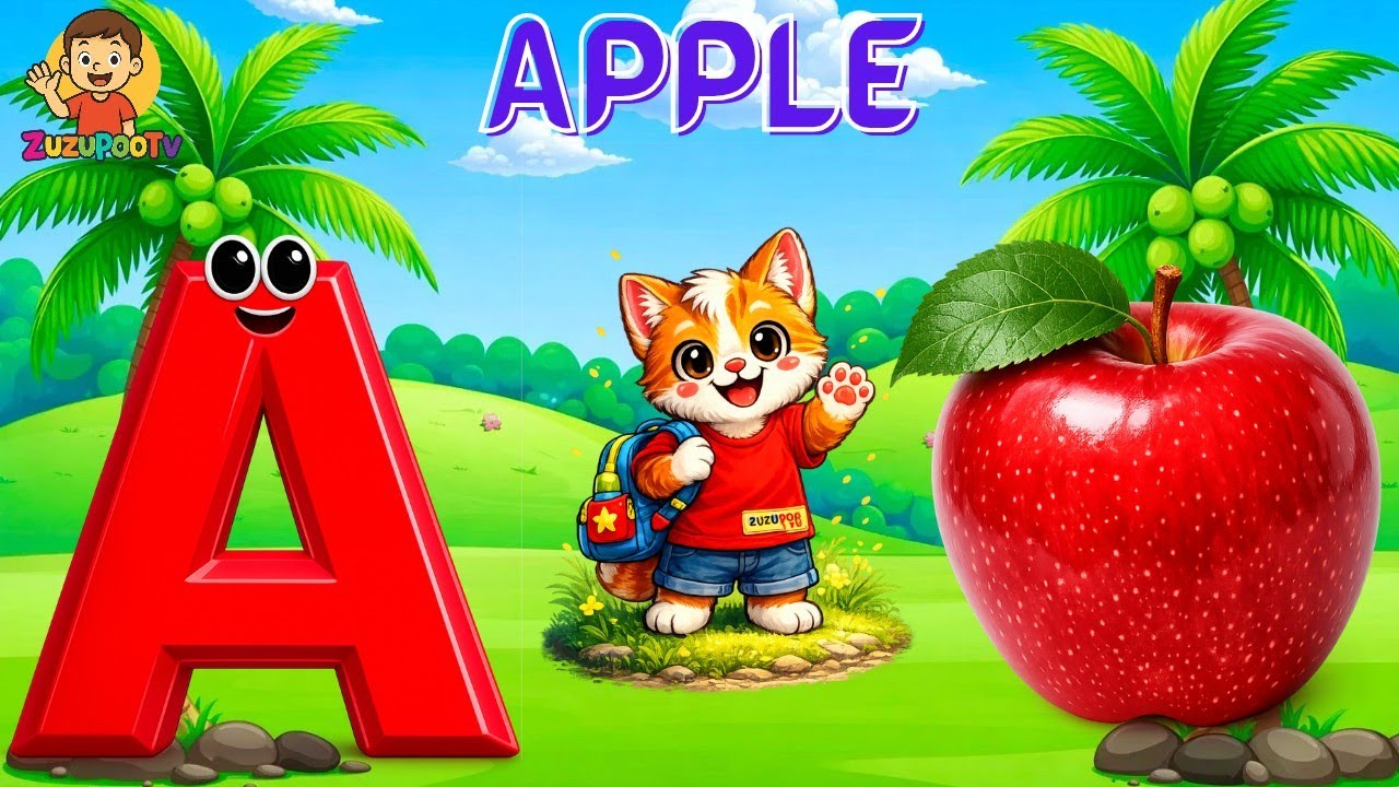 🅰️ A for Apple🍎 🅱️ B for ball 🏀 C for cat | abcd song  | phonics song | BabyFun | #abcd #kidsvideo 