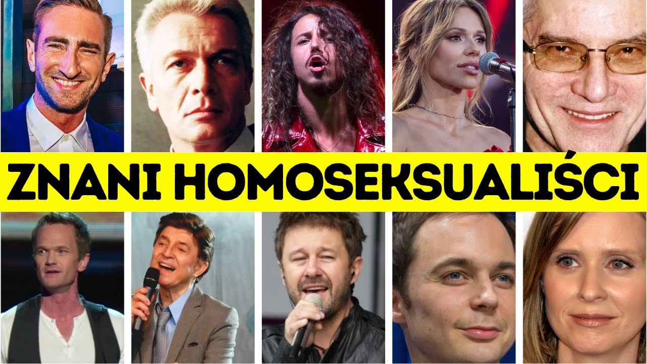 🏳️‍🌈POLSCY I ZAGRANICZNI CELEBRYCI, KTÓRZY PRZYZNALI SIĘ DO BYCIA GEJAMI, LESBIJKAMI LUB BI