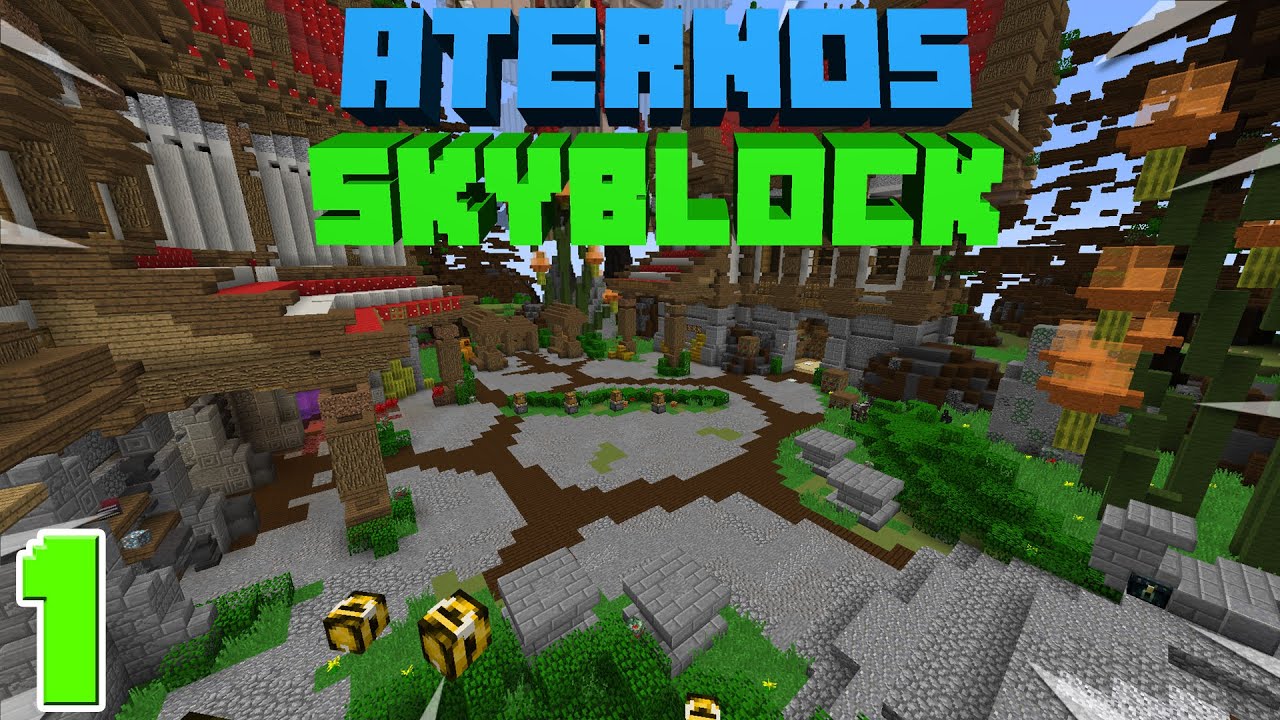 PLUGİNLER VE SPAWN | ATERNOS SKYBLOCK SERVER KURMA ◆ BÖLÜM 1 ◆