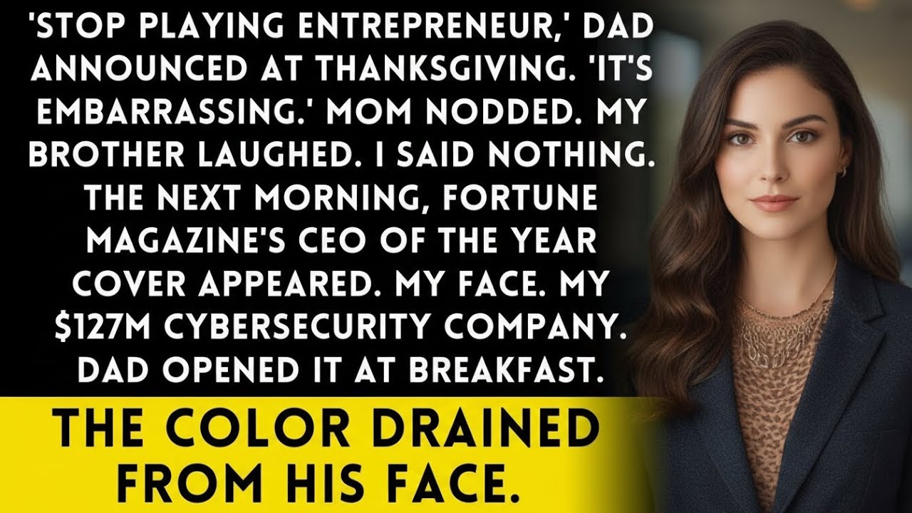 Dad Said 'Stop Playing Entrepreneur' - Then The Fortune Cover Dropped