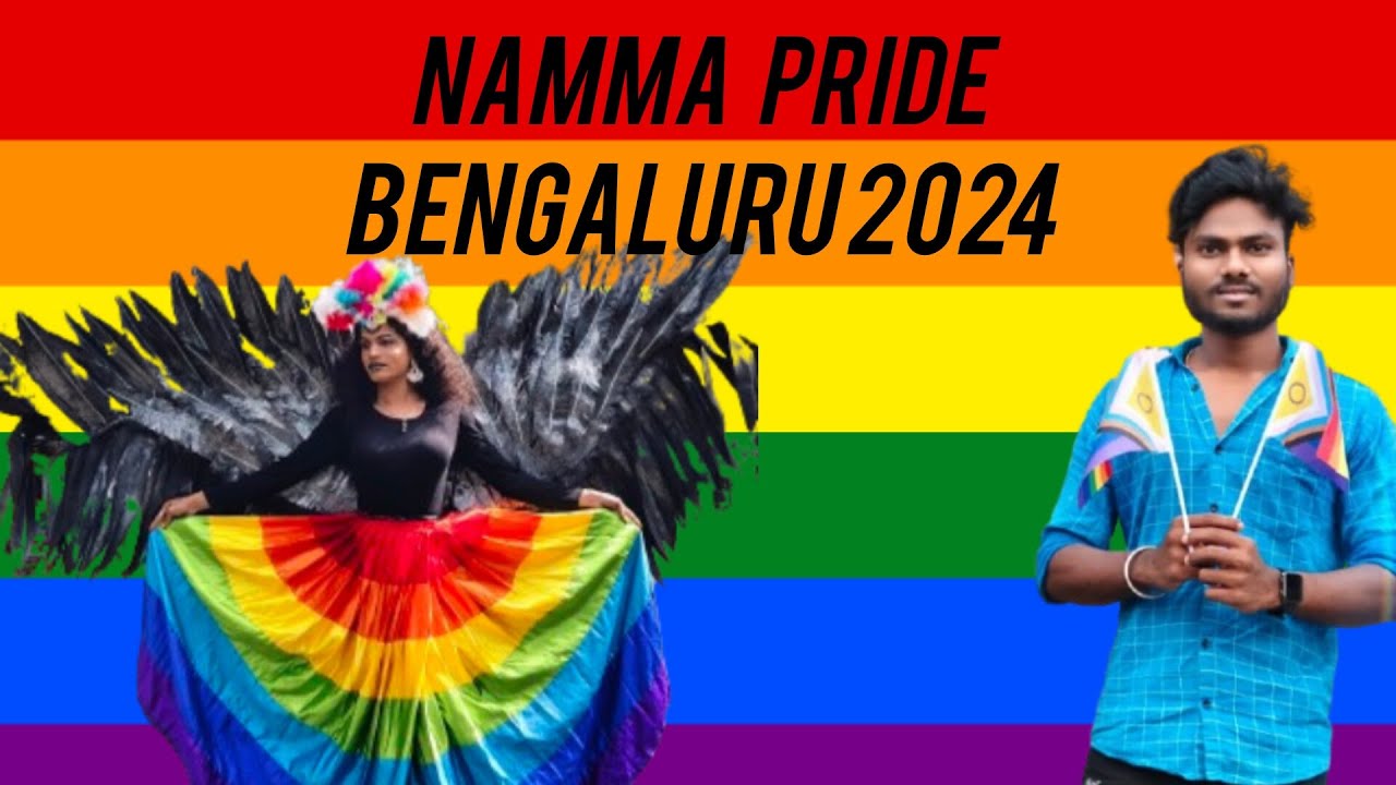 Namma Pride Bangalore 2024  17 years celebration Pride support me  subscribe and like share please🙏