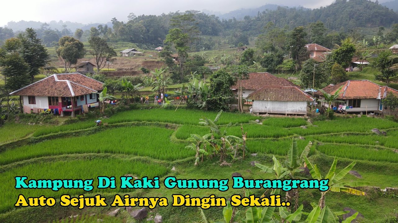 Kampung Di Kaki Gunung, Hawa Dingin Cocok Untuk Santai Dari Kesibukan Kota