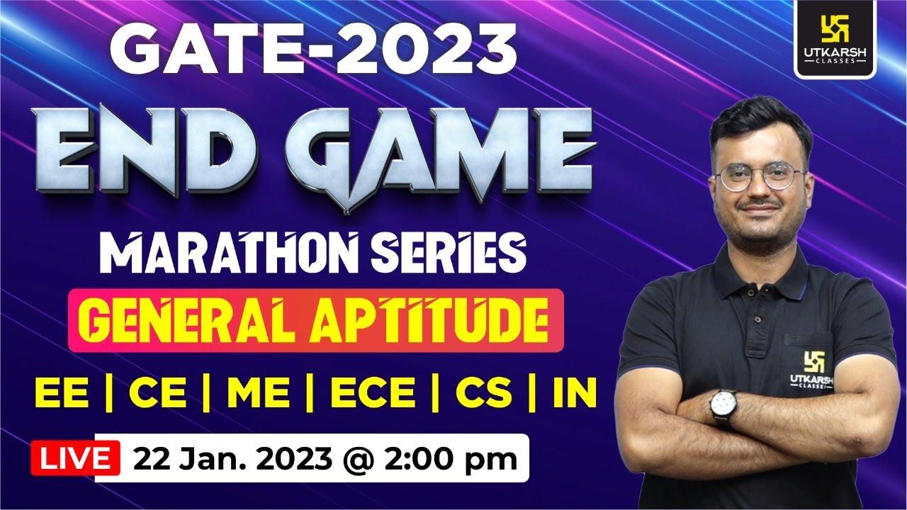 GATE 2023 | General Aptitude | Marathon Series | CE/ME/EE/ECE/CS Branches | Himanshu Sir