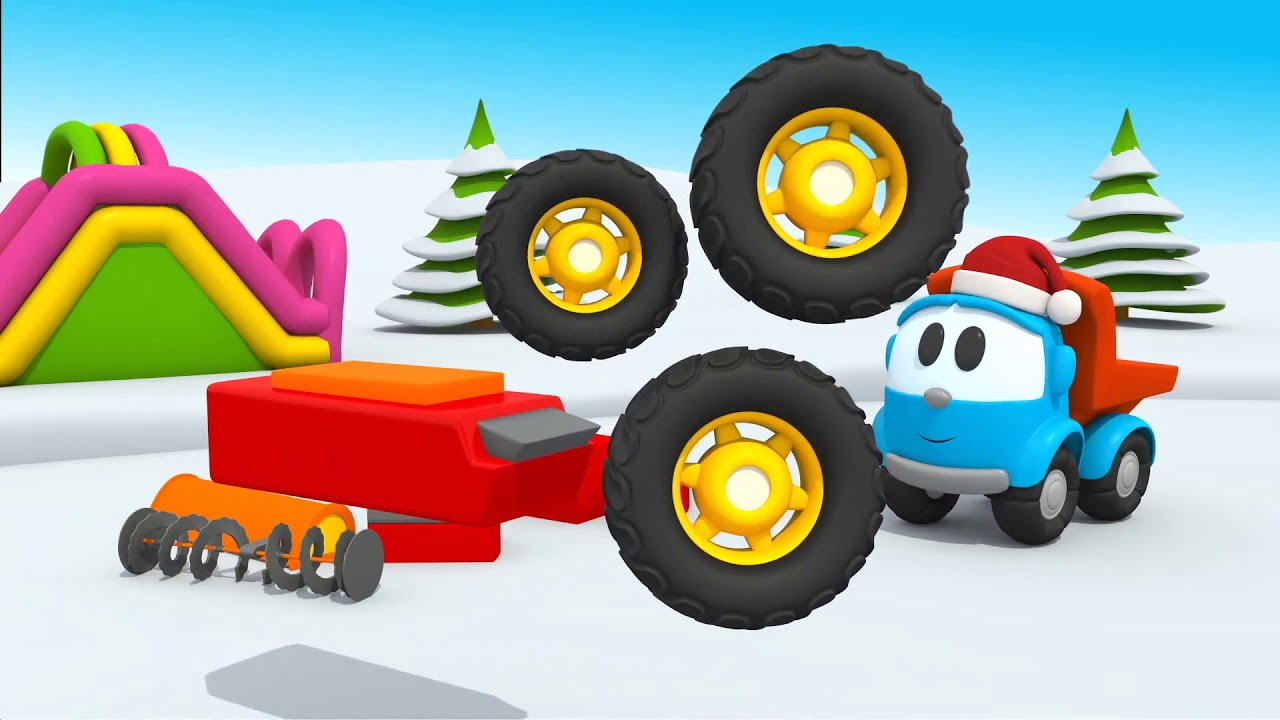 Leo the Truck and Winter Vehicles – Car Cartoons Full Episodes for Kids