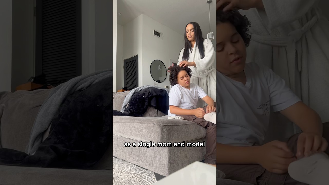 Day in the life of a single mom & model 