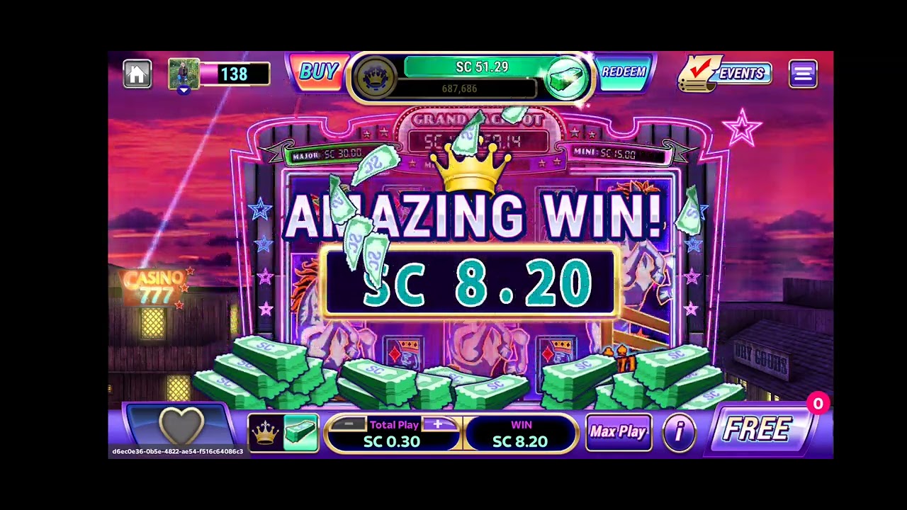 LuckyLand Slots, Neon Valley- Amazing Win! Low Bet!