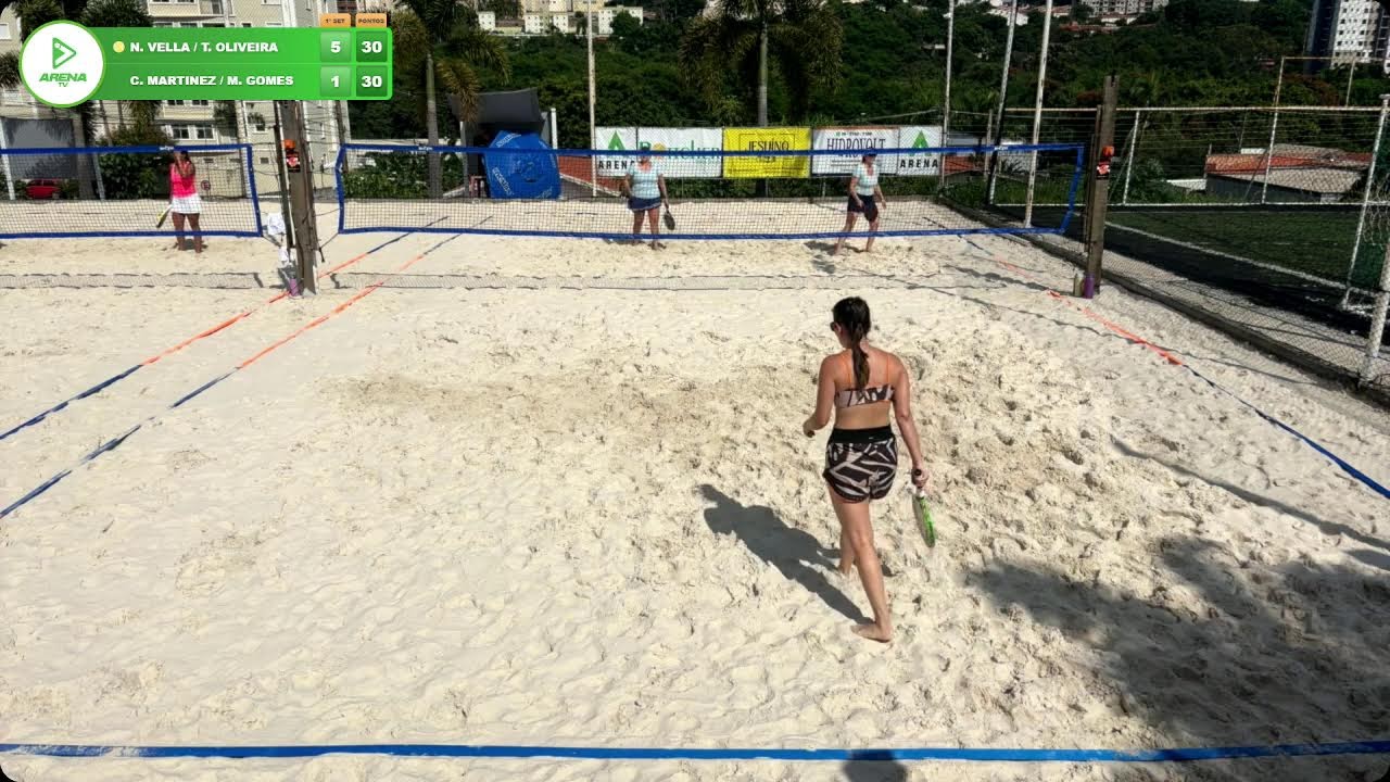 ARENA SPORTS CAMPINAS - FEMININA PRATA - N. VELLA / T. OLIVEIRA X C. MARTINEZ / M. GOMES
