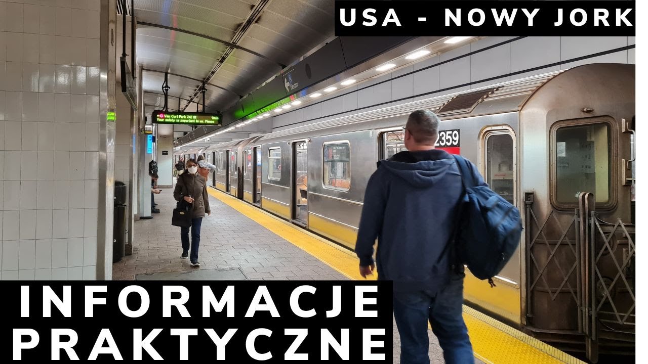 USA - Nowy Jork Informacje praktyczne - co i jak, Jak działa metro, autobusy; OMNY, karta SIM ceny