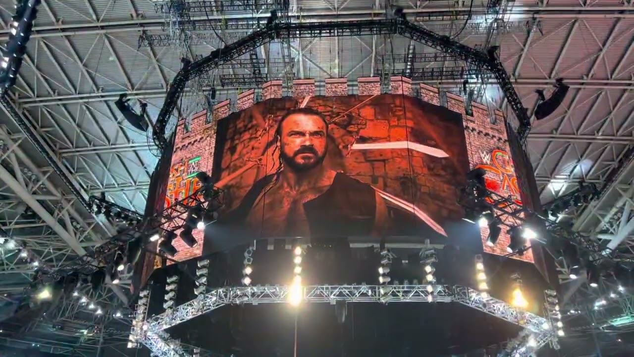 DREW MCINTYRE BROKEN DREAMS ENTRANCE AT CLASH AT THE CASTLE!